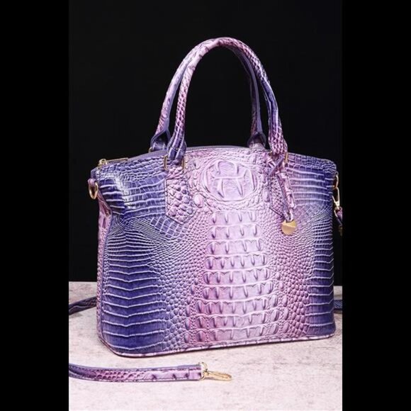 Gradient PU Leather Handbag - Picture 10 of 15